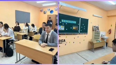 Бүгін, 11 желтоқсан күні, Тәуелсіздік күні қарсаңында 10 «Б» сыныбында «Тәуелсіздік тарихы – халық тарихы» тақырыбында тақырыптық сынып сағаты өтті