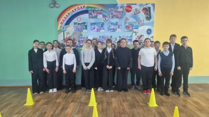 Для пятиклассников было организовано познавательное интерактивное мероприятие «Қауіпсіз маршрут»