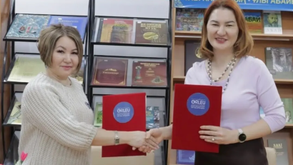 Сегодня, 27.01, состоялось подписание меморандума о сотрудничестве между ФАО «НЦПК «Өрлеу» ИПР по Северо-Казахстанской области в лице директора Лейлы Альмагамбетовой и КГУ «Средняя школа № 4» г. Петропавловска в лице директора Сауле Каратаевой