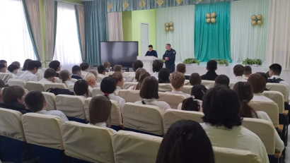 6 апреля в школе состоялась встреча с учащимися 7-х классов на тему «Уголовная и административная ответственность несовершеннолетних в Республике Казахстан»
